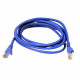 Belkin Cat.5e UTP Patch Cable - RJ-45 Male Network - RJ-45 Male Network - 1ft - Blue - TAA Compliance TAA791-01-BLU-S