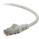 Belkin Cat.6 UTP Patch Cable - RJ-45 Male Network - RJ-45 Male Network - 10ft - Gray TAA980-10-GRY-S