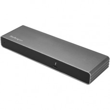 Startech.Com Thunderbolt 3 Dock - Dual 4K 60Hz Monitor TB3 Docking Station with DisplayPort, HDMI & 1080p VGA - 85W Power Delivery - Thunderbolt 3 Docking Station - Dual 4K60Hz / 85W Power Delivery / USB-A and Gigabit Ethernet ports - Dual Monitor Dis