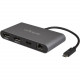 Startech.Com Mini Thunderbolt 3 Dock - MacBook Pro & Windows - Dual 4K 60Hz DisplayPort Docking Station - Bus Powered - New version (TB3DKM2DPL) offers same functionality plus, extra-long 11" (28cm) attached cable - Mini Thunderbolt 3 dock lets y