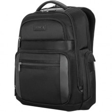 Targus Mobile Elite TBB617GL Carrying Case (Backpack) for 15" to 16" Notebook - Black - TAA Compliant - Water Resistant Bottom, Drop Resistant, Damage Resistant - Mesh Back, Metal Logo - Checkpoint Friendly - Shoulder Strap, Trolley Strap, Handl