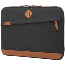 Targus Strata III TBS93004GL Carrying Case (Sleeve) for 14" Notebook - Gray, Brown - Scratch Resistant, Scuff Resistant - Leatherette - 10.2" Height x 0.8" Width x 14.2" Depth TBS93004GL