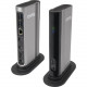 Plugable TBT3-UDV Docking Station - for Notebook/Desktop PC - 60 W - Thunderbolt 3 - 4 x USB Ports - 4 x USB 3.0 - Network (RJ-45) - DisplayPort - Audio Line Out - Microphone - Thunderbolt - Wired TBT3-UDV