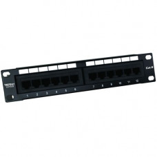 Trendnet 12-Port Cat. 6 Unshielded Patch Panel - 12 x RJ-45 TC-P12C6