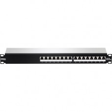 Trendnet 16-Port Cat6A Shielded 1U Patch Panel - 16 Port(s) - 16 x RJ-45 - 1U High - Rack-mountable - TAA Compliance TC-P16C6AS