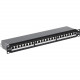 Trendnet 24-Port Cat6a Shielded Patch Panel - 24 Port(s) - 24 x RJ-45 - 1U High - 19" Wide - Rack-mountable - TAA Compliance TC-P24C6AS