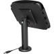 Compulocks Brands Inc. RISE for iPad 2/3/4/ AIR 1 & Air 2. The New Kiosk Stand with Vesa Mount Flip&Swivel with Cable Management - 20 cm height Black - Floor Stand - TAA Compliance TCDP01224SENB