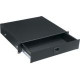 Middle Atlantic Products TD Rack Drawer - 2U Wide - Black Textured - 50 lb x Maximum Weight Capacity TD2