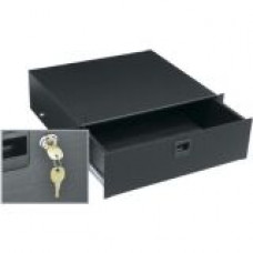 Middle Atlantic Products Rack Drawer - 3U Wide - Black TD3LK