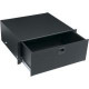 Middle Atlantic Products TD Rack Drawer - 4U Wide - Black Textured - 50 lb x Maximum Weight Capacity TD4