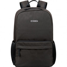 CODI Terra Carrying Case (Backpack) for 15.6" Notebook - Gray - Bacterial Resistant - Mesh Back Panel, 600D Polyester, Fabric Exterior - Shoulder Strap, Trolley Strap TER705-10