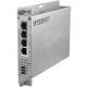 Hanwha Group Wisenet 4 Channel Ethernet over Coax Extender With Pass-Through PoE - 4 x Network (RJ-45) - 5000 ft Extended Range TEC-F04