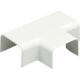 Panduit Tee Fitting for Use With LD5 Raceway, Electric Ivory, ABS, Length 1.84 in. - Tee Fitting - Electric Ivory - 20 Pack - Acrylonitrile Butadiene Styrene (ABS) - TAA Compliance TF5EI-E