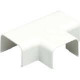 Panduit LD5 Low Voltage Tee Fitting - Raceway - Off White - 20 Pack - Acrylonitrile Butadiene Styrene (ABS) - TAA Compliance TF5IW-E