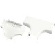 Panduit TFX10EI-X Cable Raceway Tee Fitting - Electric Ivory - 1 Pack - TAA Compliance TFX10EI-X
