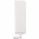 Taoglas Apex White Hinged TG.30 Ultra-Wideband 4G LTE Antenna - 698 MHz, 1.71 GHz to 960 MHz, 1.58 GHz, 2.70 GHz - 3 dBi - Cellular Network, Outdoor, Wireless Data Network - White - Omni-directional - SMA Connector TG.30.8113W