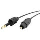 Startech.Com 10 ft Toslink to Miniplug Digital Audio Cable - Toslink Male - Mini-phone Male - 10ft THINTOSMIN10