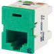 Legrand Group Ortronics TracJack OR-TJ600-45 Cat.6 Connector - RJ-45 - Dark Green TJ600-45