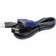 Trendnet 15ft USB/VGA KVM cable - 15ft - Black - TAA Compliance TK-CU15
