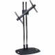 Premier Mounts TL60-RTM Display Stand - 37" to 61" Screen Support - 160 lb Load Capacity - Flat Panel Display Type Supported - 61" Height - Floor Stand - Black, Polished Chrome TL60-RTM