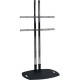 Premier Mounts Display Stand - Up to 63" Screen Support - 160 lb Load Capacity - 72" Height - Floor Stand - Polished Chrome TL72-UFA
