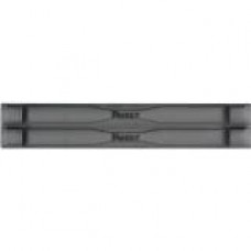 Panduit TLBP2R-V Blanking Panel - ABS Plastic - Black - 2U Rack Height - 5 Pack - 3.5" Height - 19" Width - 2" Depth - TAA Compliance TLBP2R-V