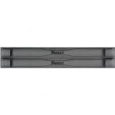 Panduit TLBP2R-V Blanking Panel - ABS Plastic - Black - 2U Rack Height - 5 Pack - 3.5" Height - 19" Width - 2" Depth - TAA Compliance TLBP2R-V