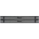 Panduit TLBP2R-V Blanking Panel - ABS Plastic - Black - 2U Rack Height - 5 Pack - 3.5" Height - 19" Width - 2" Depth - TAA Compliance TLBP2R-V