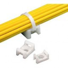 PANDUIT Cable Tie Mount - Natural - 100 Pack - TAA Compliance TA1S8-C