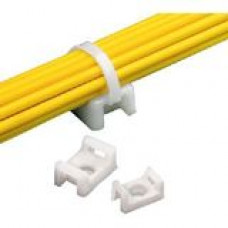 PANDUIT Cable Tie Mount - Natural - 100 Pack - TAA Compliance TM2S6-C