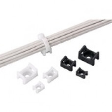 Panduit Cable Tie Mount - Black - 100 Pack - Polypropylene - TAA Compliance TM3S8-C100
