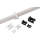 Panduit Cable Tie Mount - Natural - 1000 Pack - Nylon 6.6 - TAA Compliance TM1A-M