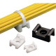 Panduit Cable Tie Mount - Black - 1000 Pack - Nylon 6.6 - TAA Compliance TM2R6-M30