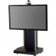 Video Furniture International VFI Mobile Telepresence Stand - Up to 58" Screen Support - 160 lb Load Capacity - Flat Panel Display Type Supported45" Width - Black TP1000-XL