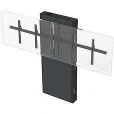 Video Furniture International VFI TP4000WM-D Wall Mount for Display Screen - 70" Screen Support - 280 lb Load Capacity - Metal - Black, Shark Gray TP4000WM-D