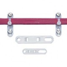 PANDUIT Cable Tie Plate - Natural - 100 Pack - TAA Compliance TP4H-C