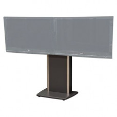 Video Furniture International VFI Fixed Base Telepresence Stand - 160 lb Load Capacity - Flat Panel Display Type Supported72" Width - Black TP800-D