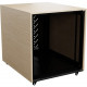 Avteq Mobile Rack Cabinet - 12U Rack Height Enclosed Cabinet - Tempered Glass - TAA Compliant - TAA Compliance TR-12