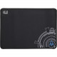 Adesso TRUFORM P101 - 12 x 8 Inches Gaming Mouse Pad - 0.13" x 8" Dimension - Black - Rubber Base, MicroFiber, Cloth - Scratch Resistant, Anti-slip TRUFORM P101