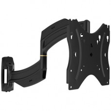 Milestone Av Technologies Chief Thinstall TS118SU - Mounting kit (tilt wall mount, dual swing arm) - Low Profile Mount - for flat panel - black - screen size: 10"-40" - wall-mountable TS118SU