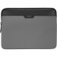 Targus Newport TSS100004GL Carrying Case (Sleeve) for 14" Notebook - Gray - Scuff Resistant Interior, Scratch Resistant Interior, Water Resistant - Twill Nylon, Leatherette, Foam Interior, Plush Interior - 10.2" Height x 14.2" Width x 1&quo
