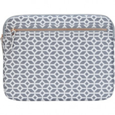 Targus Arts Edition TSS99804GL Carrying Case (Sleeve) for 14" Notebook - Gray, White - Scuff Resistant, Scratch Resistant, Fade Resistant, Stain Resistant, Water Resistant - Foam, Leatherette Zipper Pull - Geometric Design - 11.6" Height x 13.8&