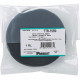 Panduit Hook & Loop Cable Ties - Black - 1 Pack - 40 lb Loop Tensile - Nylon, Polyethylene - TAA Compliance TTR-75R0