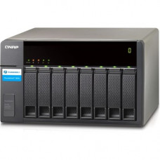 QNAP TX-800P Drive Enclosure Tower - 8 x HDD Supported - 8 x Total Bay - 8 x 2.5"/3.5" Bay - Serial ATA/600 - Thunderbolt 2 - Cooling Fan TX-800P-US