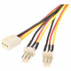 Startech.Com Splitter cable - TX3 fan power - 12in - 1ft - RoHS Compliance TX3SPLIT12