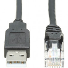 Tripp Lite USB-A to RJ45 Rollover Console Cable Cisco Compatible M/M 15ft - 15 ft RJ-45/USB Data Transfer Cable for Switch, Router, Modem, Computer, Notebook - First End: 1 x RJ-45 Male Network - Second End: 1 x Type A Male USB - 31.25 kB/s - Shielding - 