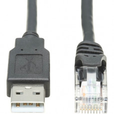 Tripp Lite USB-A to RJ45 Rollover Console Cable Cisco Compatible M/M 10ft - 10 ft RJ-45/USB Data Transfer Cable for Switch, Router, Modem, Computer, Notebook - First End: 1 x RJ-45 Male Network - Second End: 1 x Type A Male USB - 31.25 kB/s - Shielding - 