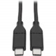 Tripp Lite U040-C03-C USB-C to USB-C Cable, USB-IF, M/M, 3 ft. - USB for Smartphone, Hard Drive, Docking Station, Flash Drive, Tablet, Notebook, MacBook, Chromebook, Ultrabook, Wall Charger, Hub - 60 MB/s - 3 ft - 1 x Type C Male USB - 1 x Type C Male USB