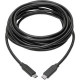 Tripp Lite Thunderbolt 3 Data Transfer Cable - Thunderbolt 3 for Smartphone, Chromebook, Hard Drive, Ultrabook, Docking Station, Flash Drive, Tablet, MacBook, MacBook Pro, Wall Charger, Computer, ... - 60 MB/s - 13.12 ft - 1 x USB Type C Male Thunderbolt 