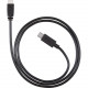 Accell USB-C to Micro-B USB 2.0 Cable - 3 ft Micro-USB/USB Data Transfer Cable for Computer - First End: 1 x Type C Male USB - Second End: 1 x Type B Male Micro USB - 480 Mbit/s - Black U195B-003B